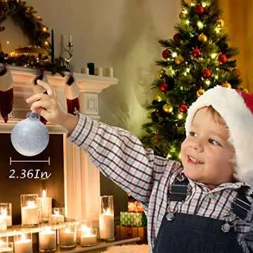 Sparkling Joy joz Christmas Ball Ornaments - Shatterproof Set