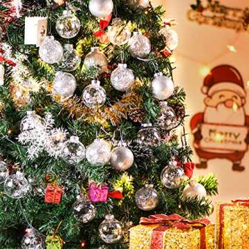 Sparkling Joy joz Christmas Ball Ornaments - Shatterproof Set