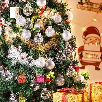 Sparkling Joy joz Christmas Ball Ornaments - Shatterproof Set
