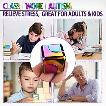 Dr.Kbder Fidget Spinner Cube for Adults and Teens