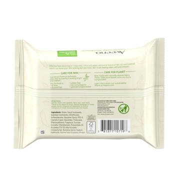 Aveeno Positively Radiant Makeup Remover Wipes - Gentle & Effective