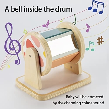Twefex Montessori Drum - Musical Fun for Infants