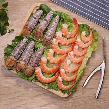 ELEDUCTMON Shrimp Deveiner Tool - Premium Seafood Peeler