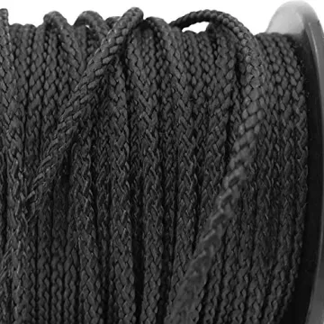 High Strength EMMA KITES Black Kevlar Braided Cord