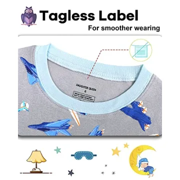 Comfortable Boys Plane Pajamas in Soft Cotton