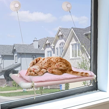 ZALALOVA Cat Window Perch: Sturdy Cat Bed for Indoor Cats
