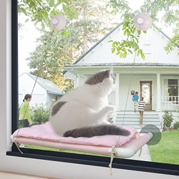 ZALALOVA Cat Window Perch: Sturdy Cat Bed for Indoor Cats