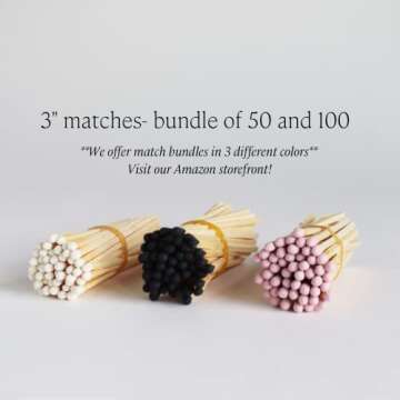 Match Striker Handmade 2.25" x 2.25" White or Black Pottery Matches holder home decor decorative candle accessory (White)