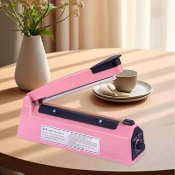Efficient Impulse Bag Sealer 8 Inch for Home and Retail Use