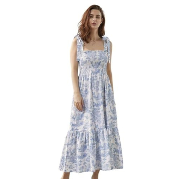 Elegant Linen Cotton Nursing Dress for Expecting Moms