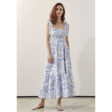 Elegant Linen Cotton Nursing Dress for Expecting Moms