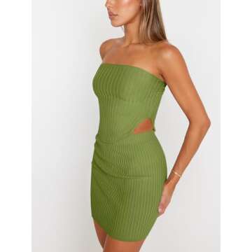 LILLUSORY Women's Two Piece Skirt Set for Summer Fun