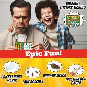 BLOONSY Prank Kit | 20 Ultimate Practical Jokes & Pranks for Kids | Prank Toys Pack Set Box for Gifts