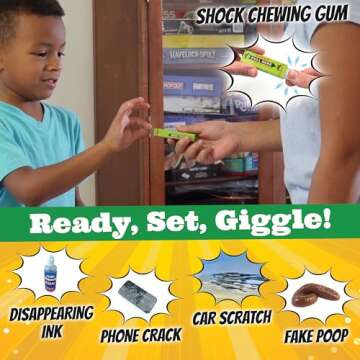 BLOONSY Prank Kit | 20 Ultimate Practical Jokes & Pranks for Kids | Prank Toys Pack Set Box for Gifts