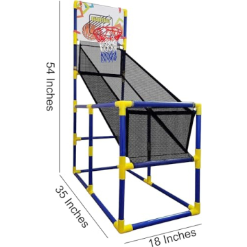 Kids Basketball Hoop Arcade Game with 4 Balls