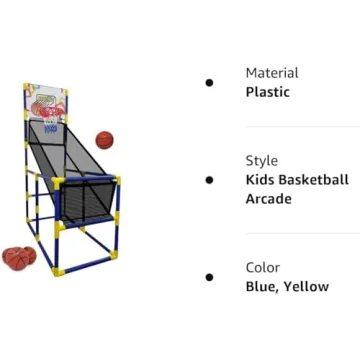 Kids Basketball Hoop Arcade Game with 4 Balls