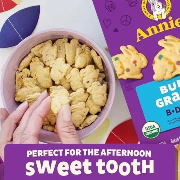 Annie's Organic Birthday Cake Bunny Snack Crackers 7.5 oz