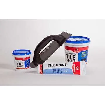 Red Devil Pre-Mixed Tile Grout Tube 5.5 oz, Quick Drying