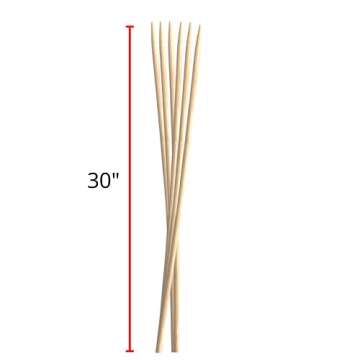 112 Piece S'mores Kit - Makes Up To 24 S'mores - Includes 30" Roasting Sticks, Chocolate, Graham Crackers, and Marshmallows - Perfect For Camping, Outdoor Fire Pits, Birthday Parties