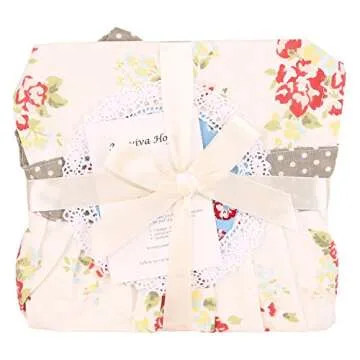 NEOVIVA Cooking Apron with Pockets for Toddler Girls, Stylish Kids Apron for Easy Bake Oven Accessories, Style Diana, Floral Nitong Roses