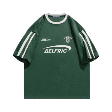 Aelfric Eden Y2K Vintage Racing Tee - Oversized Graphic Streetwear Top
