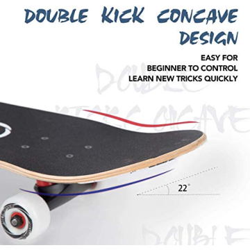 METROLLER Beginner Skateboard Durable Stylish Ready to Ride