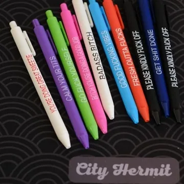 Funny Adult Ballpoint Pen Set - 11Pcs Office Gifts