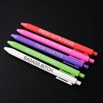 Funny Adult Ballpoint Pen Set - 11Pcs Office Gifts