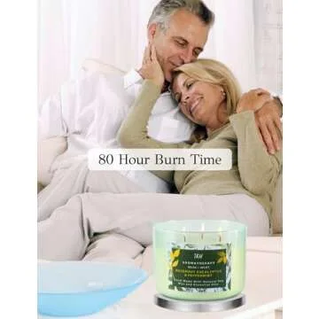 Rosemary Eucalyptus Peppermint Candle - 3 Wick Relaxation