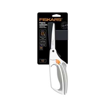 Fiskars Softgrip All-Purpose Scissors, Stainless Steel, White/Orange, 26 cm