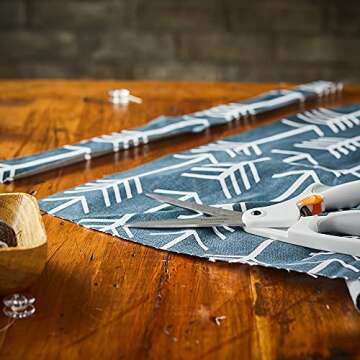 Fiskars Softgrip All-Purpose Scissors, Stainless Steel, White/Orange, 26 cm