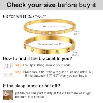 MPRAINBOW Gold Bracelets for Women, 2Pcs 18K Gold Plated Love Cubic Zirconia Bangle Crystal Friendship Bracelet Jewelry,Wedding Party Christmas Birthday Gifts for Her Girlfriend Sister Daughter