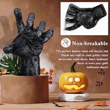 Gothic Witch's Demon Hand Wall Hanging for Decor
