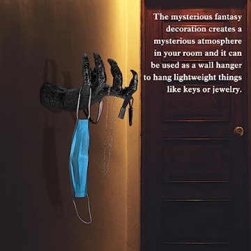 Gothic Witch's Demon Hand Wall Hanging for Decor