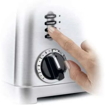 CUISINART Coffee Grinder, Electric Burr One-Touch Automatic Grinder with18-Position Grind Selector, Stainless Steel, DBM-8P1 & CPT-160 Metal Classic 2-Slice Toaster, Brushed Stainless