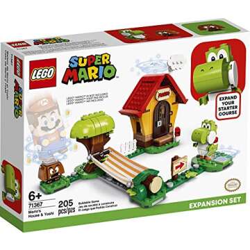 LEGO Super Mario Mario’s House & Yoshi Expansion Set 71367 Building Kit, Collectible Toy (205 Pieces)