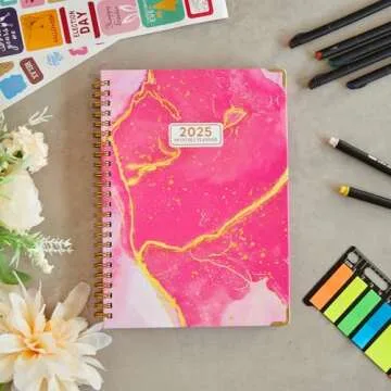 GNILLKO 2025 Planner with Colorful Accessories for Organization
