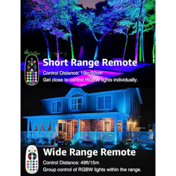 Vibrant Color Changing LED Landscape Lights by SUNVIE