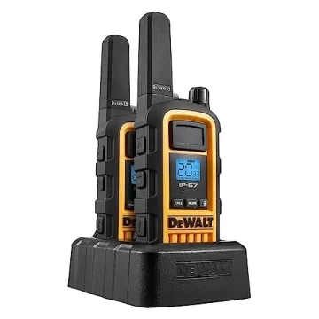DEWALT DXFRS800 Heavy Duty Rechargeable Walkie Talkies
