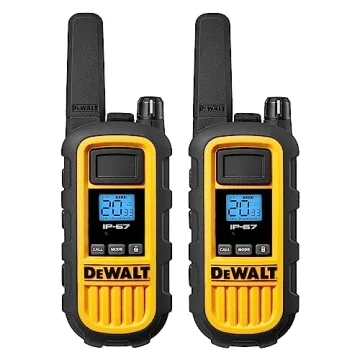 DEWALT DXFRS800 Heavy Duty Rechargeable Walkie Talkies