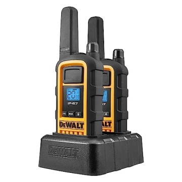 DEWALT DXFRS800 Heavy Duty Rechargeable Walkie Talkies
