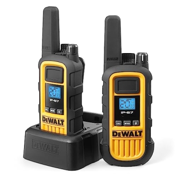 DEWALT DXFRS800 Heavy Duty Rechargeable Walkie Talkies