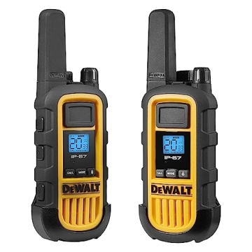 DEWALT DXFRS800 Heavy Duty Rechargeable Walkie Talkies