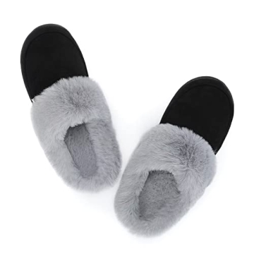NineCiFun Suede House Slippers for Men & Women