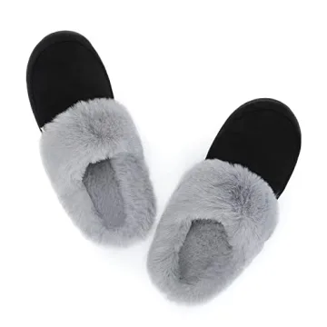 NineCiFun Suede House Slippers for Men & Women