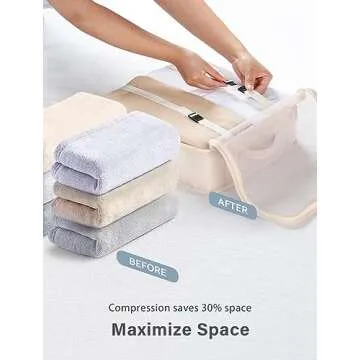 DIMJ Packing Cubes 8 Pcs Lightweight Luggage Organizer