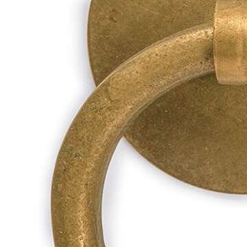 Elegant Brass Cabinet Pulls for Stylish Interiors - Set of 2