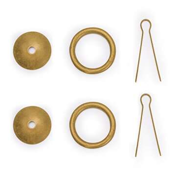 Elegant Brass Cabinet Pulls for Stylish Interiors - Set of 2