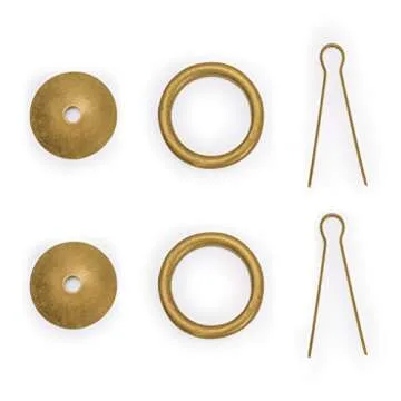 Elegant Brass Cabinet Pulls for Stylish Interiors - Set of 2