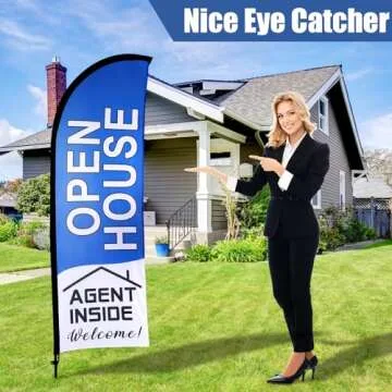 Buryeah Open House Flags: Durable & Eye-Catching Signs